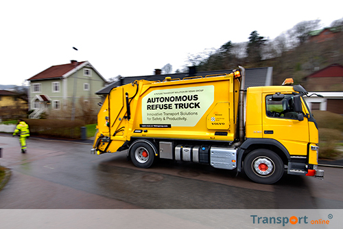 Volvo Trucks test met autonome vuilniswagen [+video]