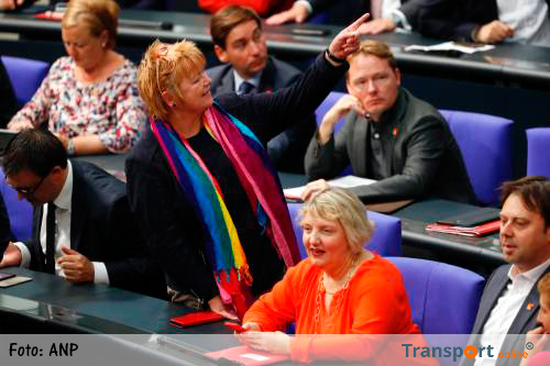 Duits parlement stemt in met homohuwelijk