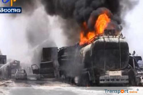 Ruim honderd doden door brandende tankwagen [+video]