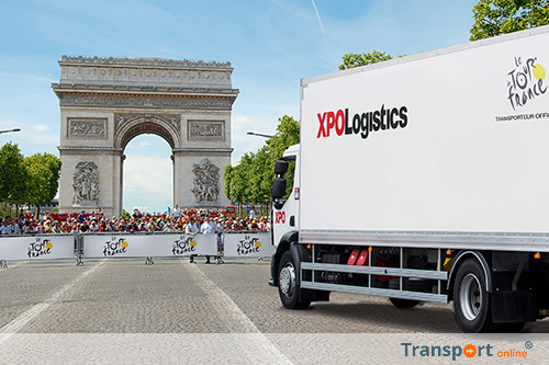 XPO Logistics houdt voor het 37e jaar op rij de Tour de France op de rit