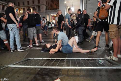 'Duizend gewonden na paniek in Turijn'