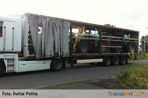 Duitse politie vindt meerdere gestolen voertuigen in Litouwse vrachtwagen