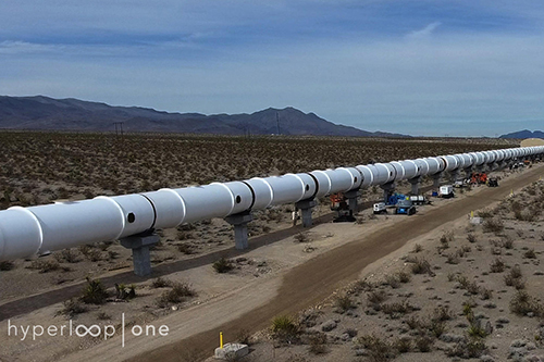'Eerste test Hyperloop One geslaagd'