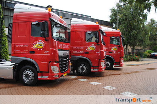 Drie nieuwe DAF trekkers voor Van der Spek Transport