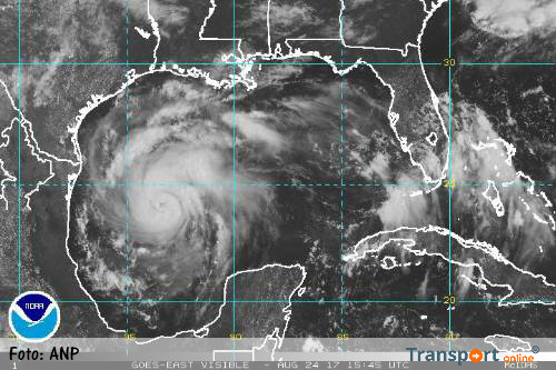 Orkaan Harvey groeit in kracht