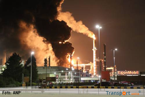 Problemen met roet na raffinaderijbrand ExxonMobil Botlek