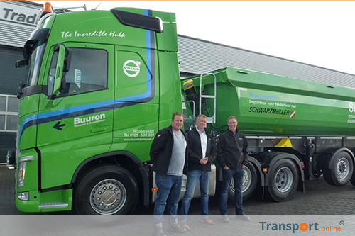 Nooteboom Trading levert Schwarzmüller kippers aan Buuron Transport en Grondwerken