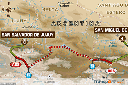 Dakar etappe 3: San Miguel de Tucumán - San Salvador de Jujuy
