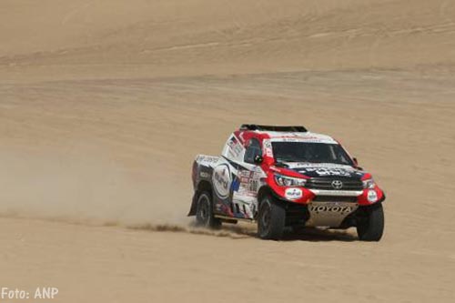 Bernhard ten Brinke tweede in zware etappe Dakar Rally