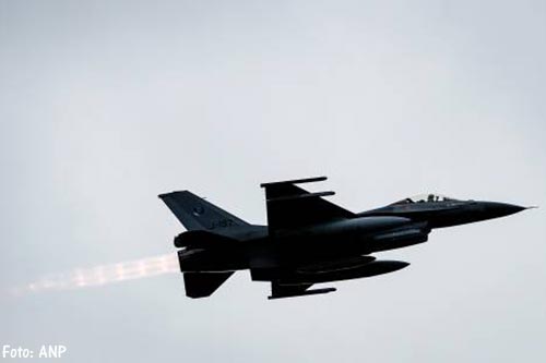 F-16’s onderscheppen boven de Noordzee twee Russische bommenwerpers