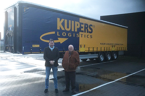 Wezenberg Trailers levert 150ste oplegger aan Kuipers Logistics B.V.