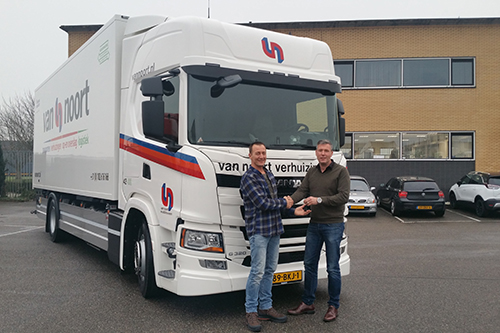 Nieuwe Scania G320 4X2 voor Van Noort Bedrijven B.V. Waddinxveen
