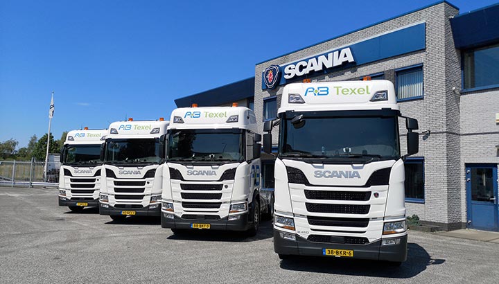 Vier Scania's LNG voor AB Transport Group