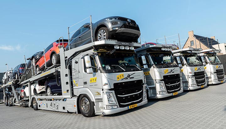 Vier Volvo FM autotransporters maken wagenpark ATS Transport & Logistiek compleet