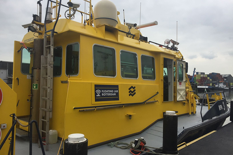 Havenbedrijf Rotterdam beproeft autonoom varen met drijvend laboratorium