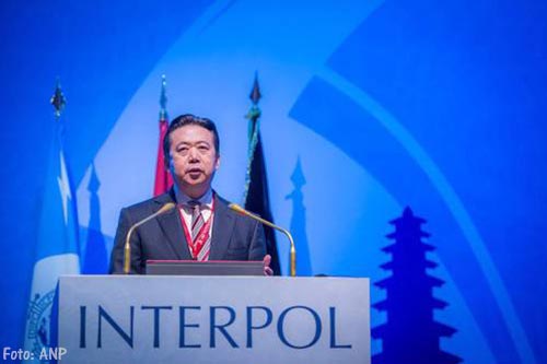 Baas van Interpol Hongwei Meng vermist
