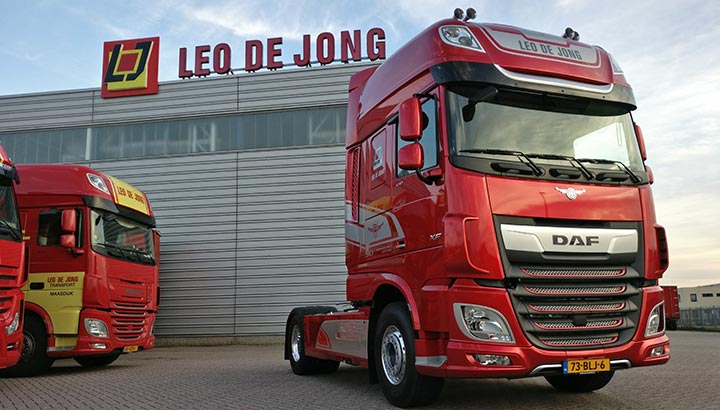 90th Years Anniversary DAF voor jubilaris Leo de Jong Transport