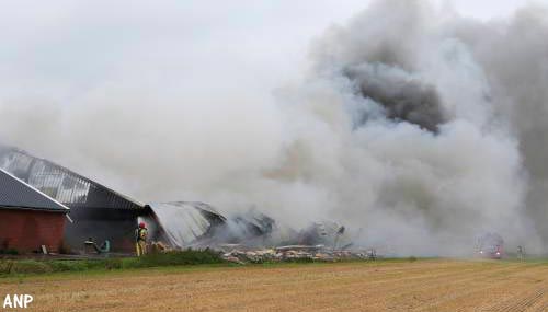 Brand op groot varkensbedrijf in Heusden 