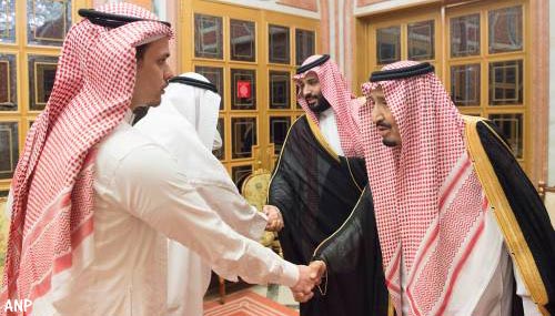 Saudische koning ontvangt familie Khashoggi