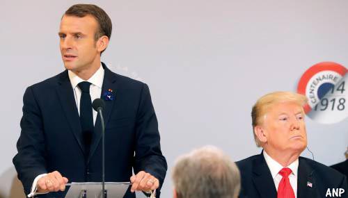Trump haalt opnieuw uit naar Macron