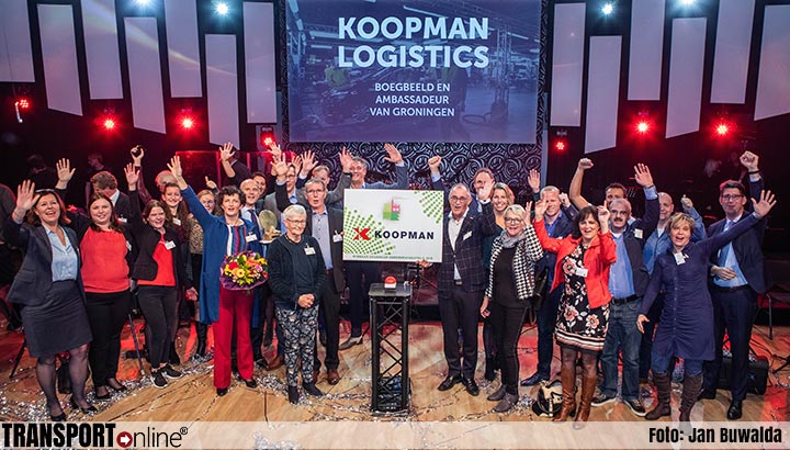 Koopman Logistics wint Groninger Ondernemingsprijs 2018