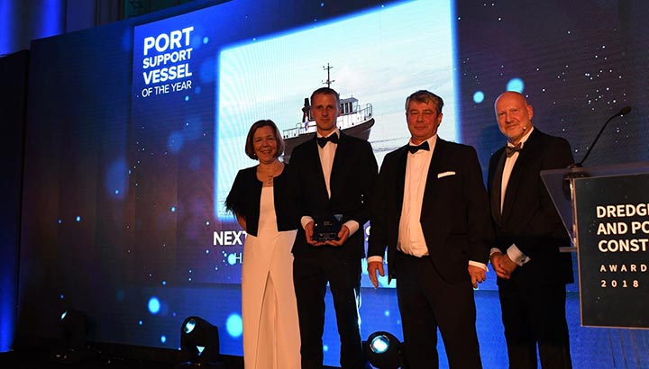 Peilboot North Sea Port ‘Harmonie’ wint Port Support Vessel of the Year award