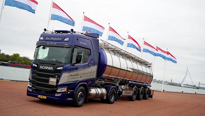 Vijf LNG-Scania's voor Meijndert Trucking