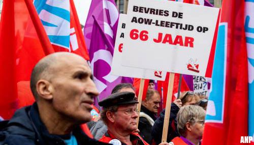 Betogers Amsterdam eisen socialer Nederland