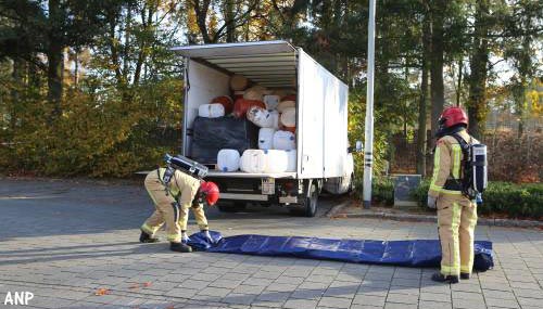 Bestelwagen met drugsafval gevonden in Brabant
