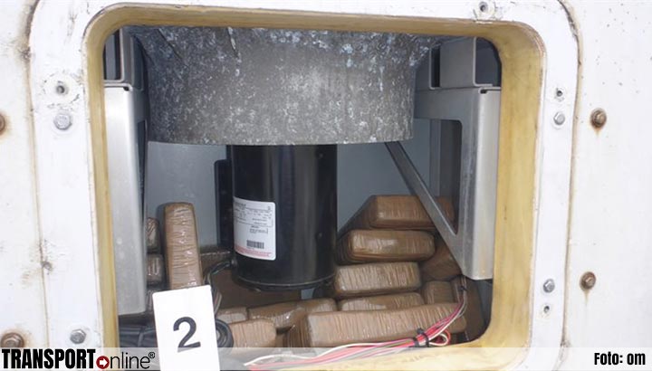 Douane vindt 65 kilo cocaïne in koelmotor container [+foto]