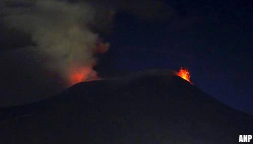 Vulkaan Etna blijft onrustig