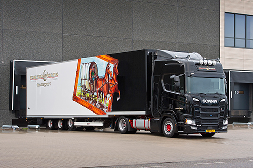 Eerste New Generation Scania volumetrekker in Nederland voor Marco Eitens Transport Katwijk