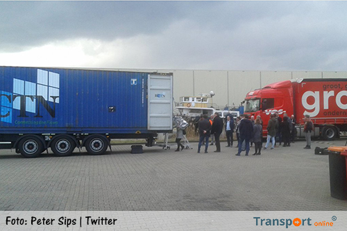 Containeroverslag in Deventer haven voor duurzaam vervoer