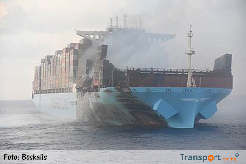 Boskalis blust met succes de Maersk Honam