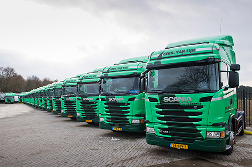 Twintig nieuwe Scania's voor Van Eijk