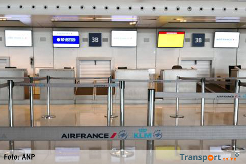 Weer kwart van vluchten Air France geschrapt