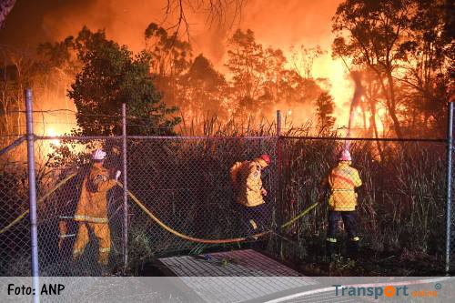 Grote bosbrand aan rand Sydney