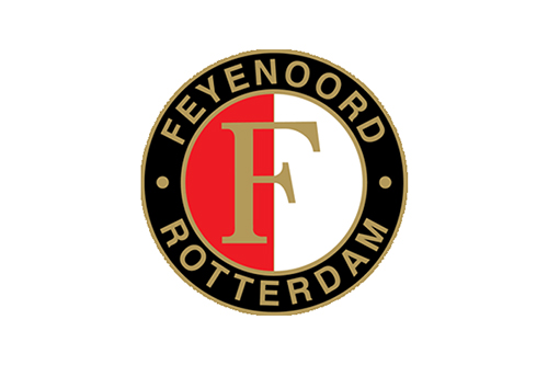 Veel Feyenoordfans in Rotterdam