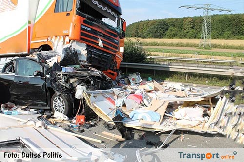 Verkeersveiligheidsdag voor vrachtwagenchauffeurs in Duitsland