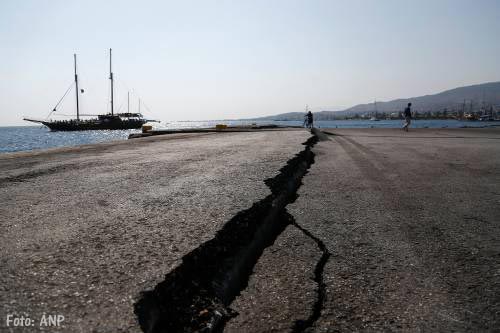 Gewonden door aardbeving in Turkije