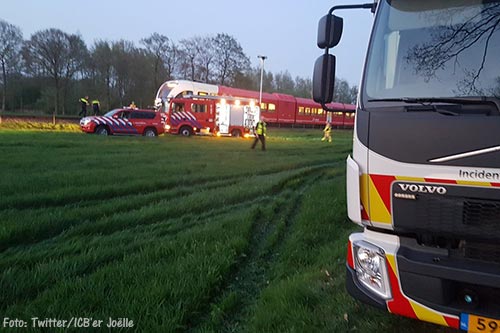 Dode door botsing tussen trein en auto in Aalten