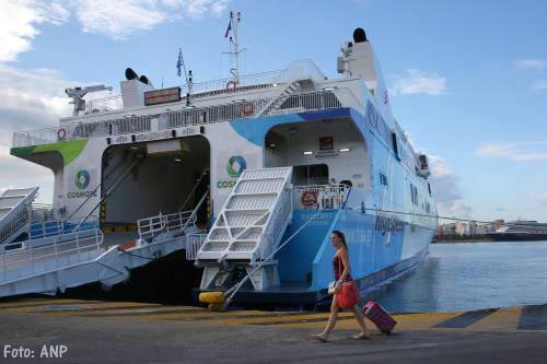 Staking Griekse ferry's