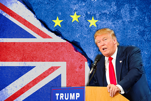 'Gunstige faillissementsontwikkeling bedreigd door brexit en Trump'