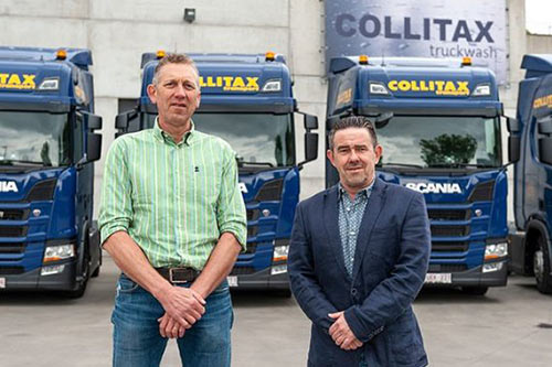 Tien nieuwe Scania-trekkers voor Collitax