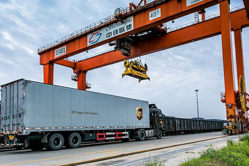 Nieuwe UPS spoordienst versnelt handel tussen Europa en Hong Kong