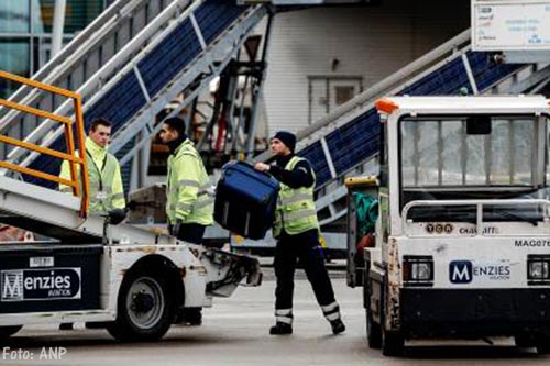 Nieuwe acties bagage-afhandelaars Schiphol