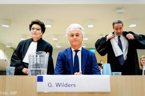 Nieuwe raadsheren in zaak tegen Wilders