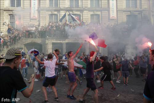 Rellen en plunderingen in Frankrijk na WK-titel