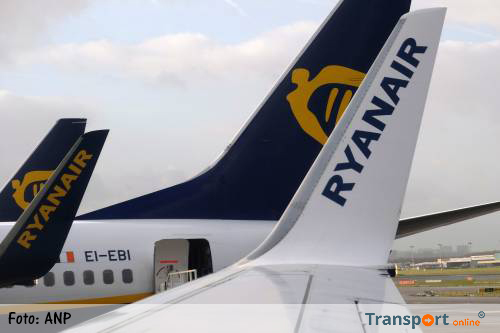 Staking Ryanair raakt twaalf Nederlandse vluchten