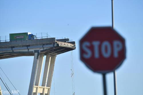 Bewoners onder Morandi brug Genua niet naar huis